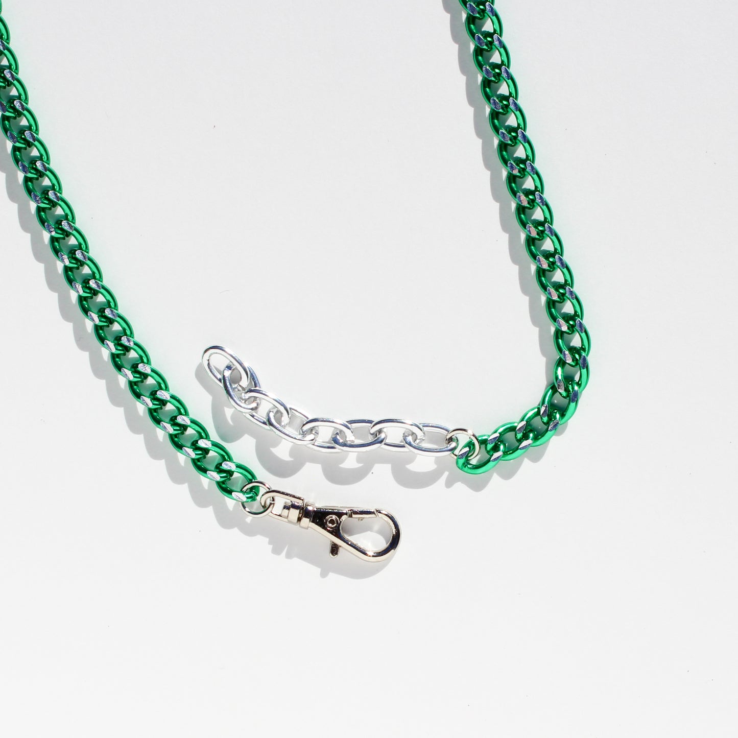 O-ring curb chain necklaces